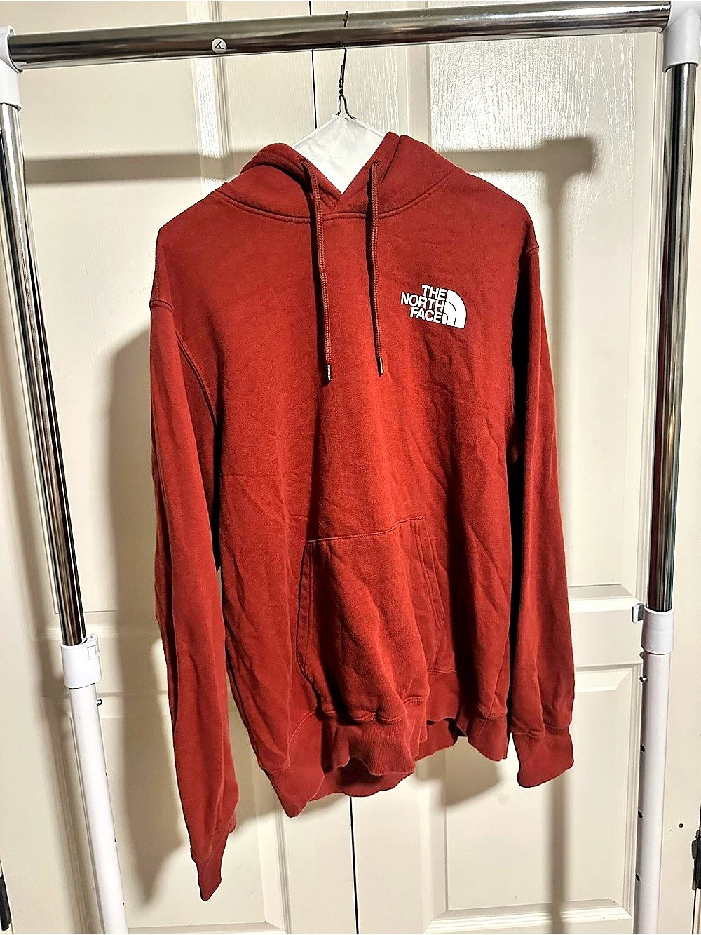 The North Face Never Stop Exploring Pullover Hoodie Red Large